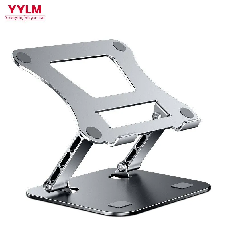Cooling Stand Tablet - Telefon- und Tablet-Ständer Verstellbarer Aluminium-Laptop-Ständer für