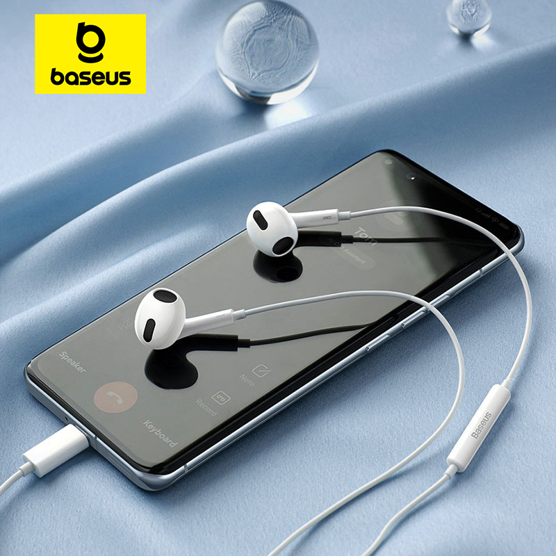 Wired Earphone Lightning - Baseus C17 Typ-C Kopfhörer In Ear