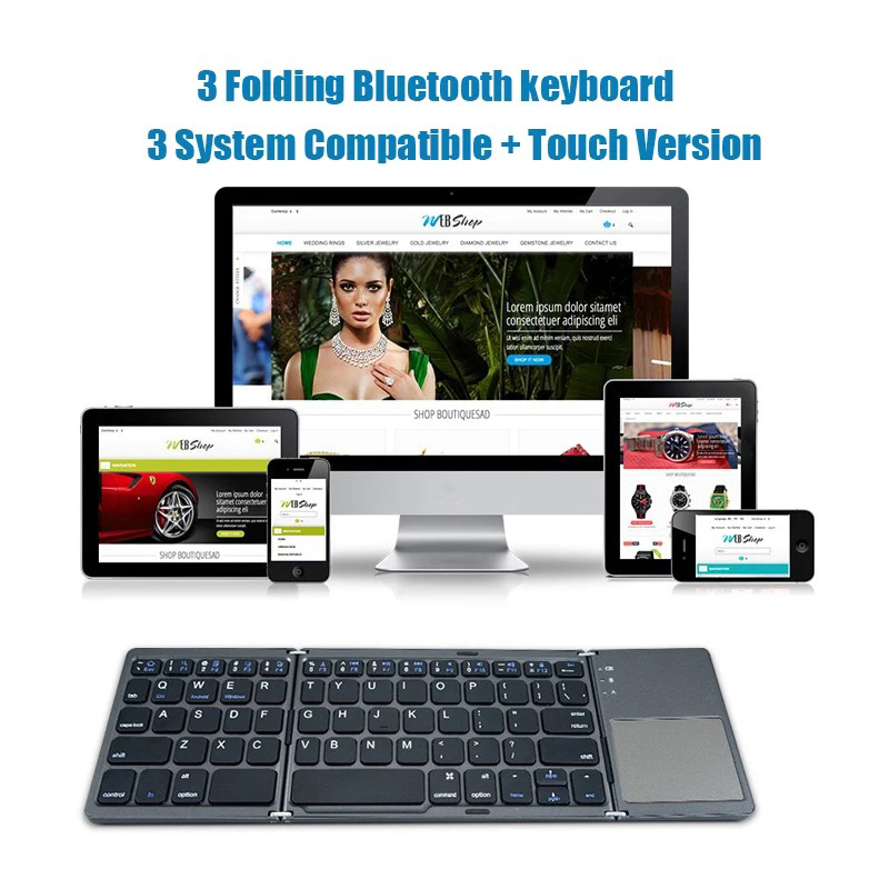 KEBIDUMEI Dreifach faltbare Bl – Android Tablet Gaming Accessories Bewertung und Preis