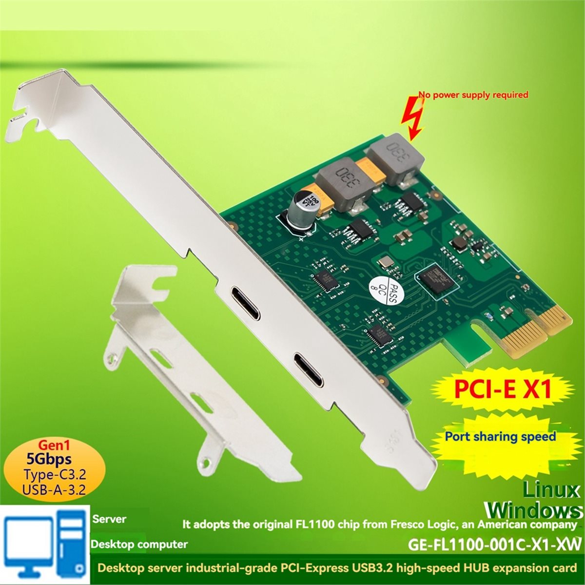 NEUE FABRIKVERSION~USB3.0 PCI- – Usb Hub Type C Bewertung und Preis