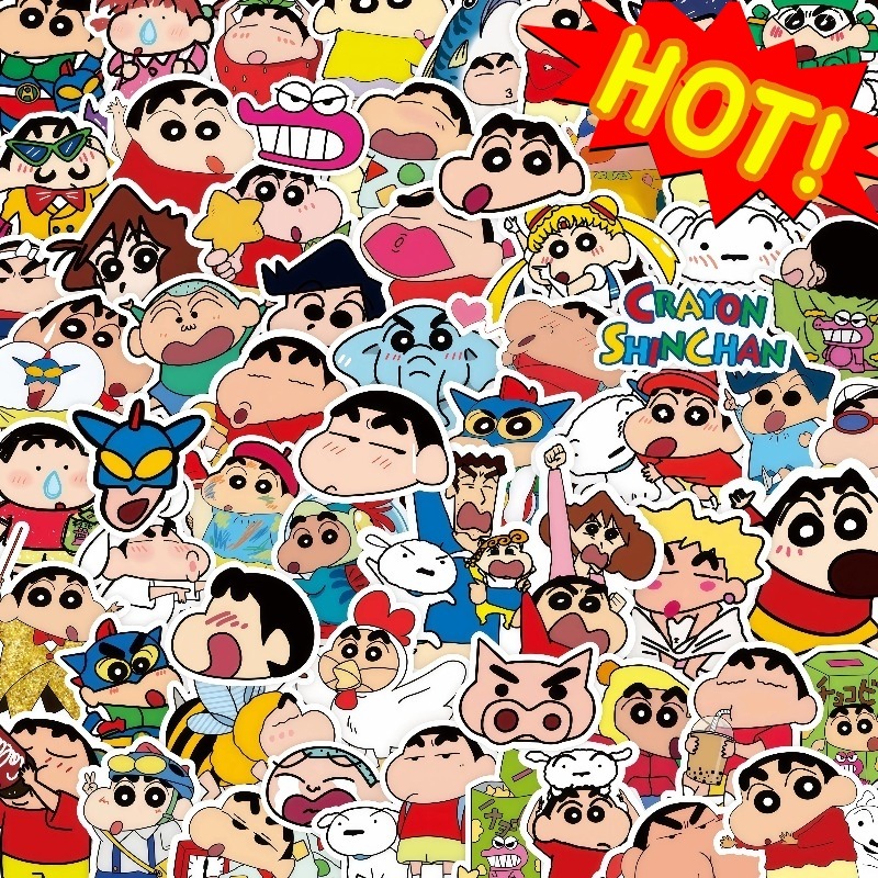 100 Stück Crayon Shin Chan Auf – Tablet Cute Accessories Bewertung und Preis