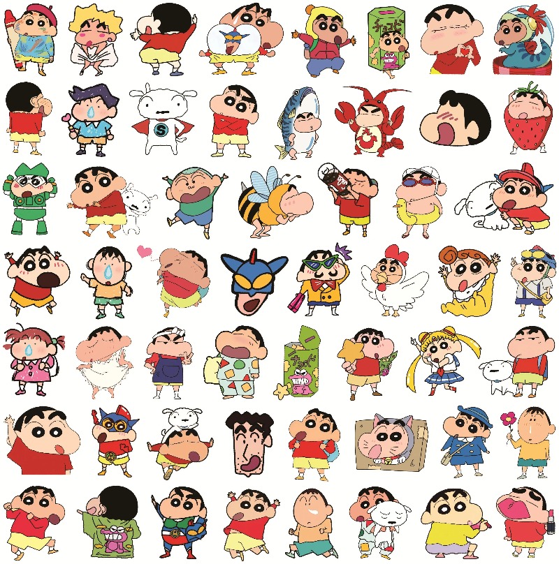 100 Stück Crayon Shin Chan Auf – Tablet Cute Accessories Bewertung und Preis